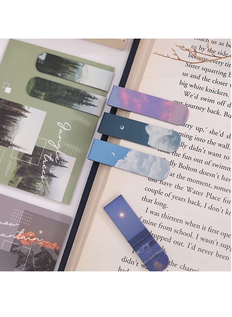 phomemo Magnetic Bookmarks Magnet Page Markers, Magnetic Page Clip for Students Teachers, Fun Book Marks for Reading(12 Pieces) - Image 3