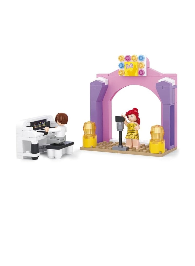 Sluban - New Girls Dream Music Stage Bricks Set 109 Pieces - M38-B0521 - Image 2
