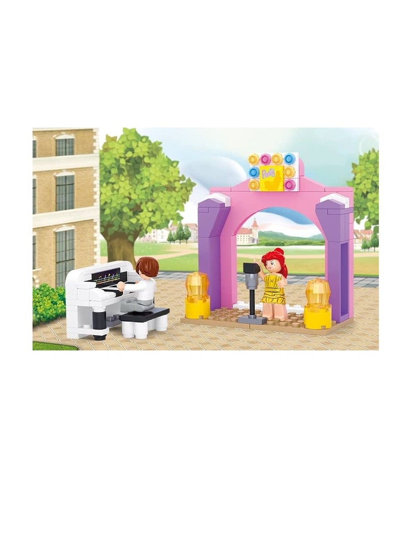 Sluban - New Girls Dream Music Stage Bricks Set 109 Pieces - M38-B0521 - Image 3