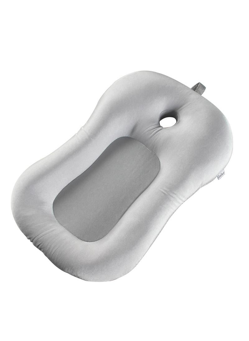 عام وسادة حمام للأطفال من قطعة واحدة، وسادة قابلة للنفخ خفيفة الوزن ومحمولة، وسادة مقعد معززة للملعب، وسادة جلوس قابلة للطي ومقاومة للماء لرفع الارتفاع للتخييم في الهواء الطلق والمشي لمسافات طويلة والشاطئ والمكتب (رمادي) - Image 4