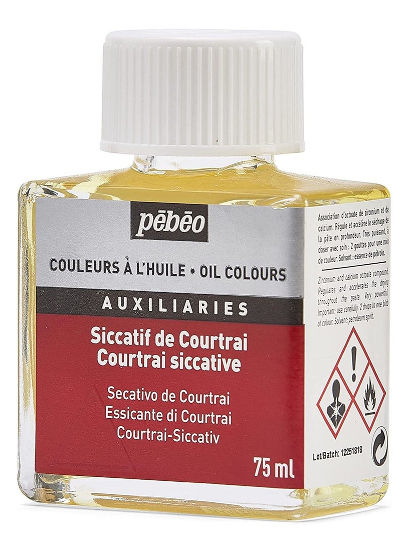 Pebeo وسيط بيبو كورتري سيكاتيف 75 مل لألوان الزيت - Image 2