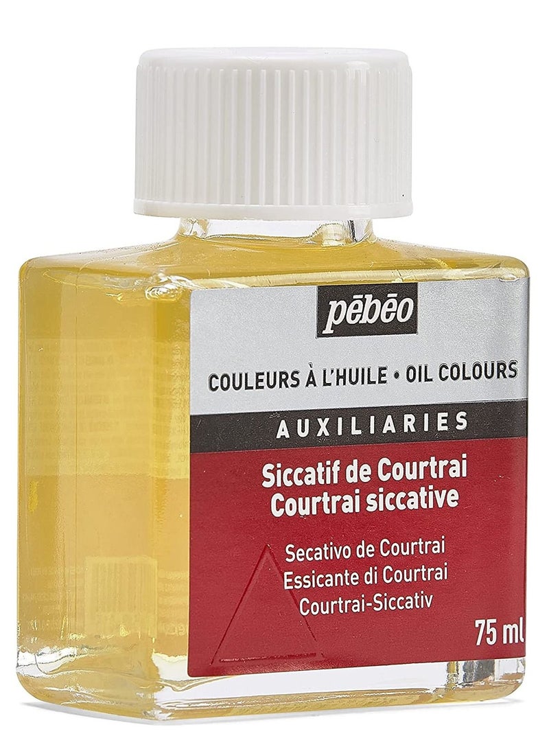 Pebeo وسيط بيبو كورتري سيكاتيف 75 مل لألوان الزيت - Image 4