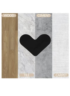 Generic Rug Gripper Rug Tape Non Slip Rug Pads Carpet Tape Rug Tape Hardwood Floor Rug Gripper for Hardwood Floors Black  - Image 5