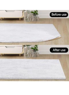 Generic Rug Gripper Rug Tape Non Slip Rug Pads Carpet Tape Rug Tape Hardwood Floor Rug Gripper for Hardwood Floors Black  - Image 3