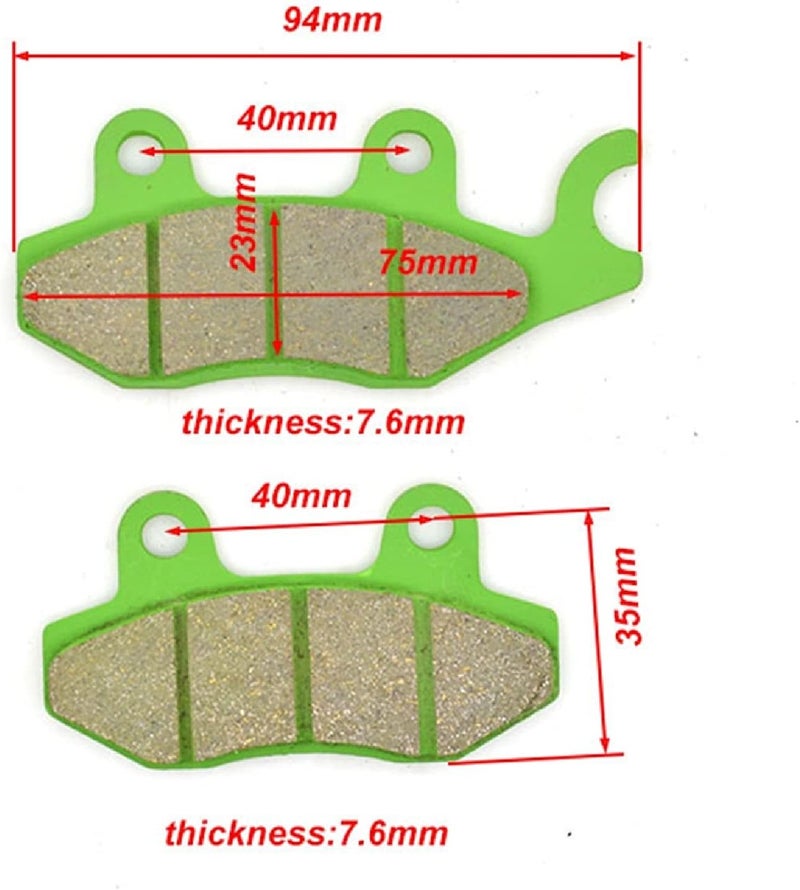 QASULER Motorcycle Brake Pads for Various CC Motorcycles - Image 2