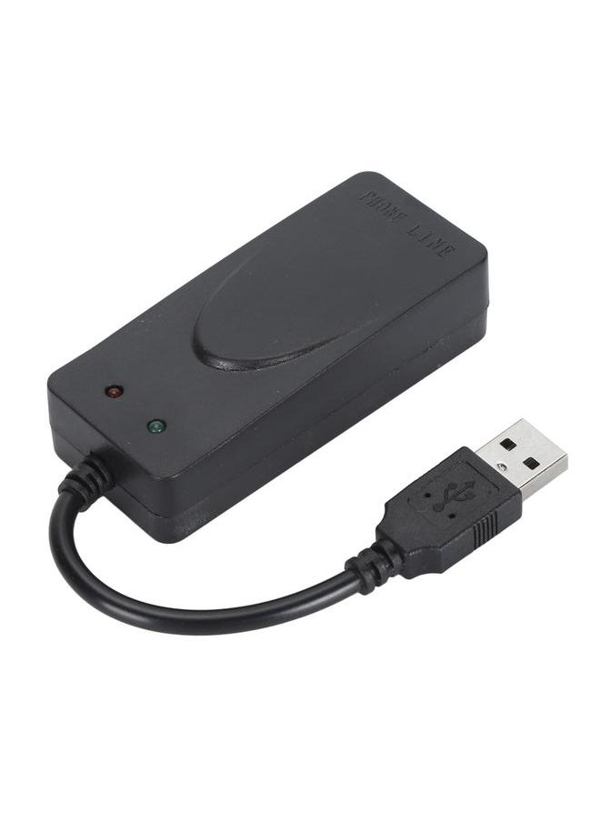 Thoraya - USB 56K External Dial Up Fax Data Modem Dual RJ11 Ports Support Caller ID Computer Laptop Fax Modem for Windows for LINUX - Image 1