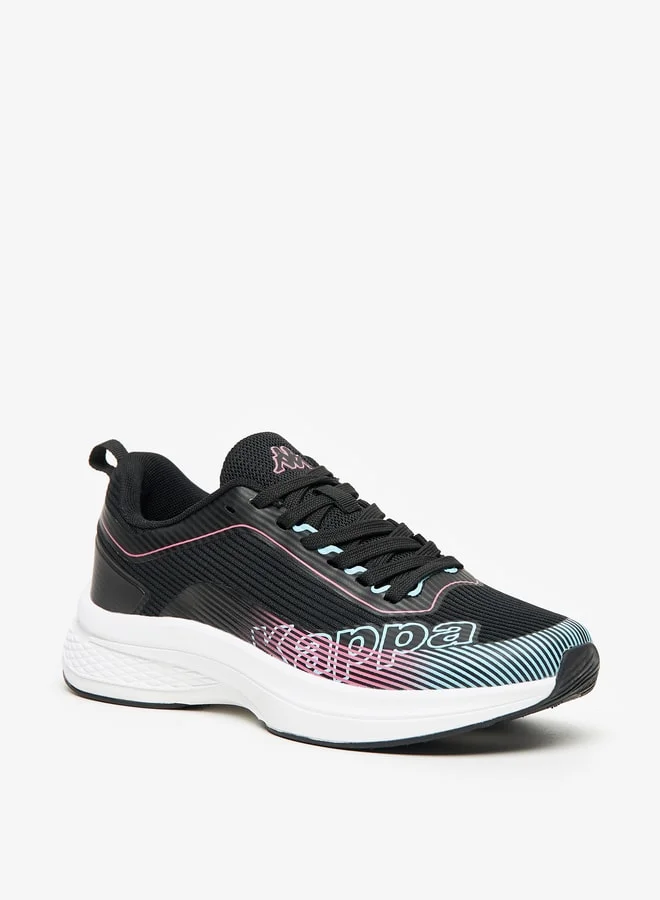 كابا Women's Logo Print Sports Shoes with Lace-Up Closure