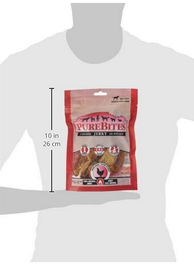 بيور بيتيس مكافآت الكلاب من PureBites Chicken Jerky، مكون واحد، صنع في كندا، 5.5 أونصة - Image 3