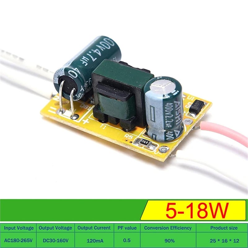 LED Driver Transformer Module Board 3W 5W 8W 18W 36W Power Supply Style 2 - Image 2