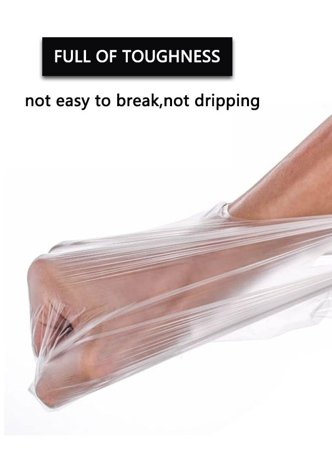وهاواي Plastic Disposable Grocery Bags with Handle 100 Count Plastic T-Shirt Bags Measures 32x52cm Disposable Shopping Bag White  - Image 4