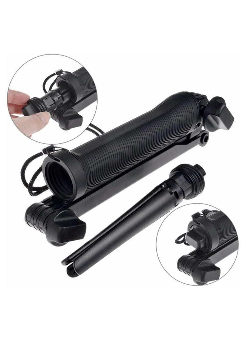 ECVV 3 Way Tripod Selfie Stick Pole Adjustable Arm Grip Waterproof Monopod Accessories Sports Camera Bracket Multi-functional Detachable Extendable Fold Rod for Gopro Hero 7/6/5/4/3+ - Image 2