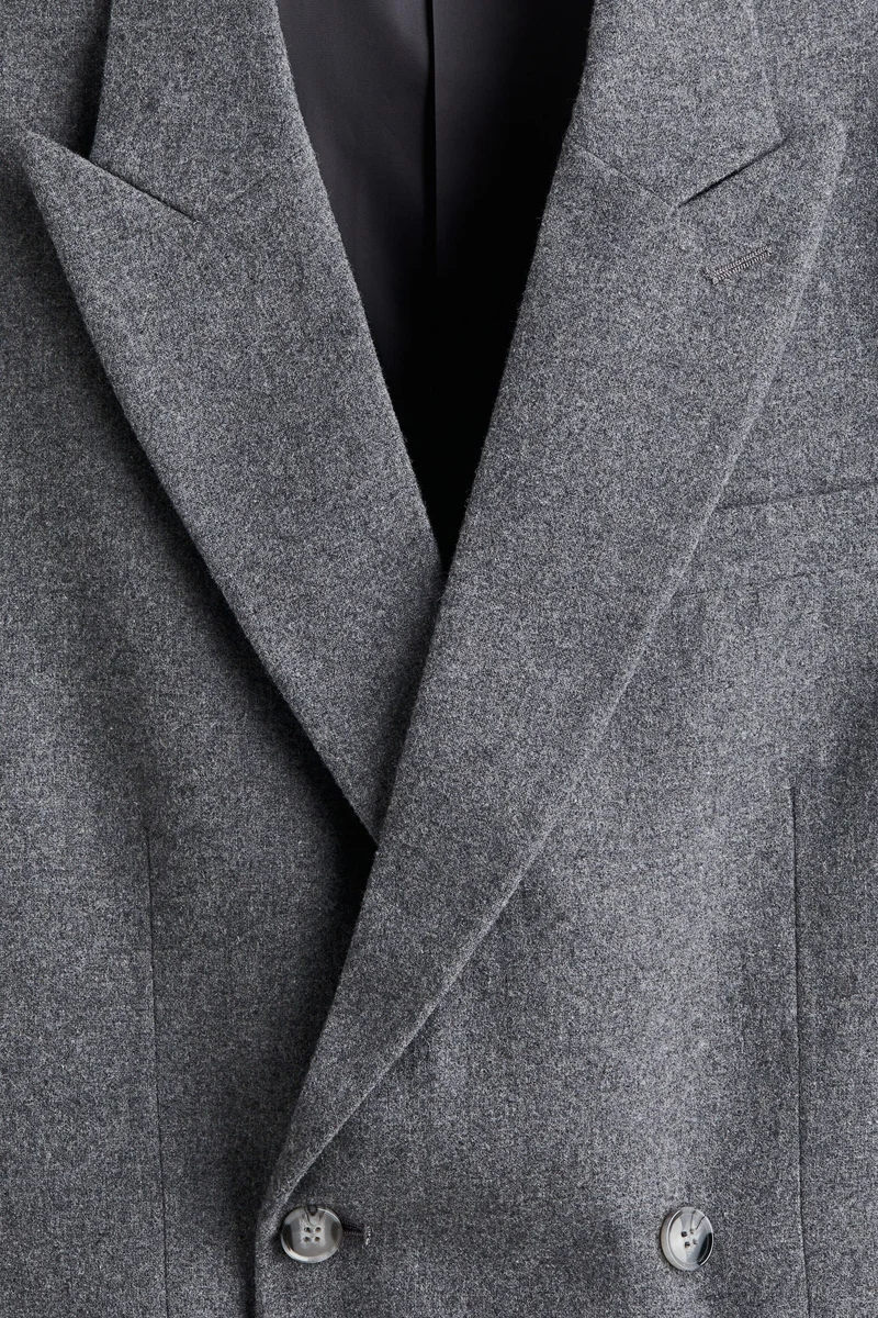 H&M  Relaxed Fit Wool-blend jacket for Men | Best Price UAE