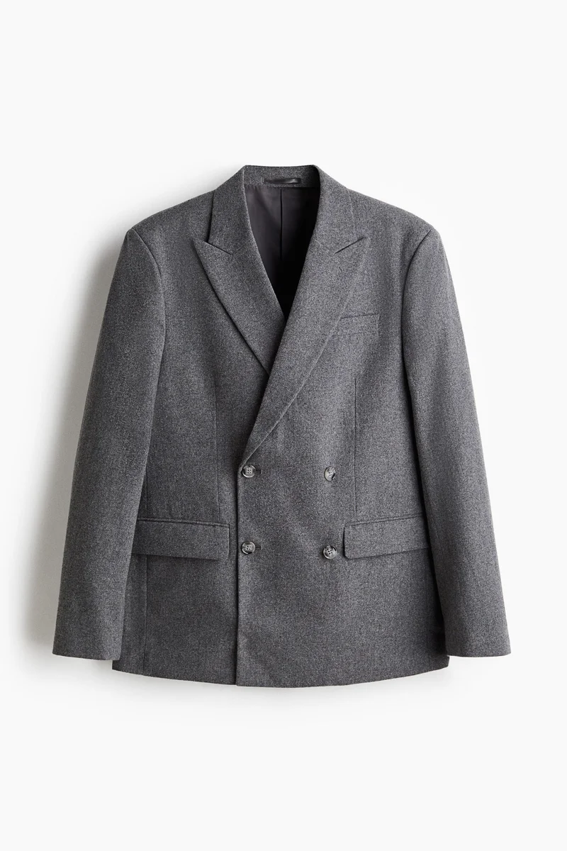 H&M  Relaxed Fit Wool-blend jacket for Men | Best Price UAE