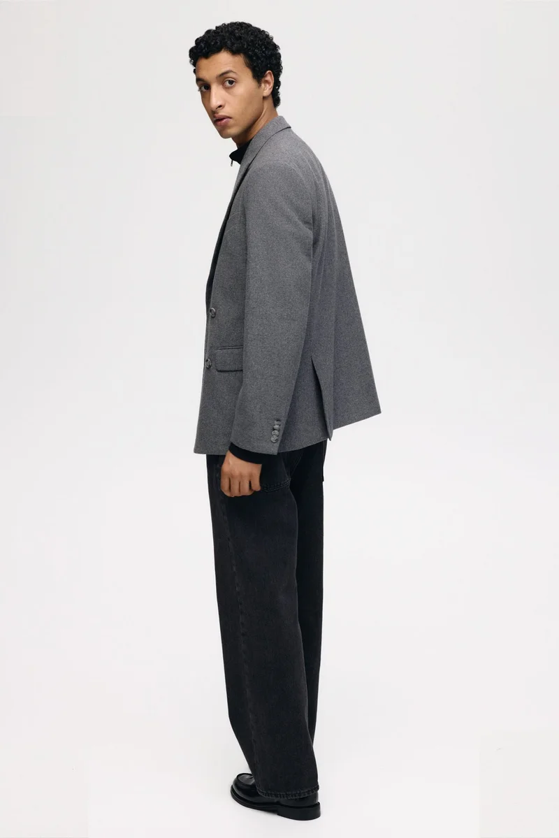 H&M  Relaxed Fit Wool-blend jacket for Men | Best Price UAE