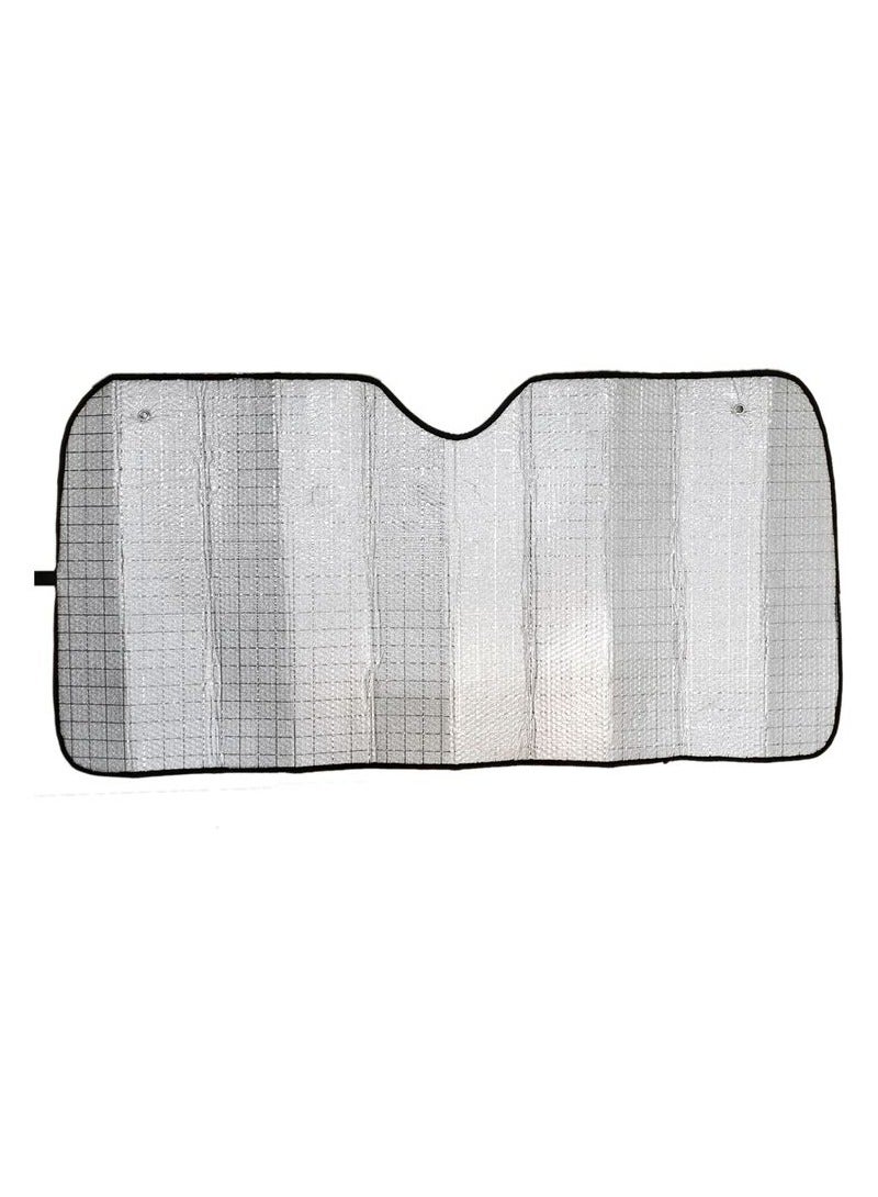 Loquat Car Sun Shade UV Rays and Heat Protector Sun Visor Foldable Keep Your Vehicle Cool Blocks UV Rays Car Windshield Sunshade - Image 2