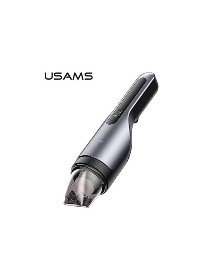 Usams Portable Car Vacuum Cleaner – High Power 120W Suction for Wet & Dry Cleaning | Compact Handheld Auto Vacuum with HEPA Filter, Extension Hose & Nozzle Attachments | 12V DC Plug for Car Interior Cleaning | Lightweight & Easy to Store - Image 4