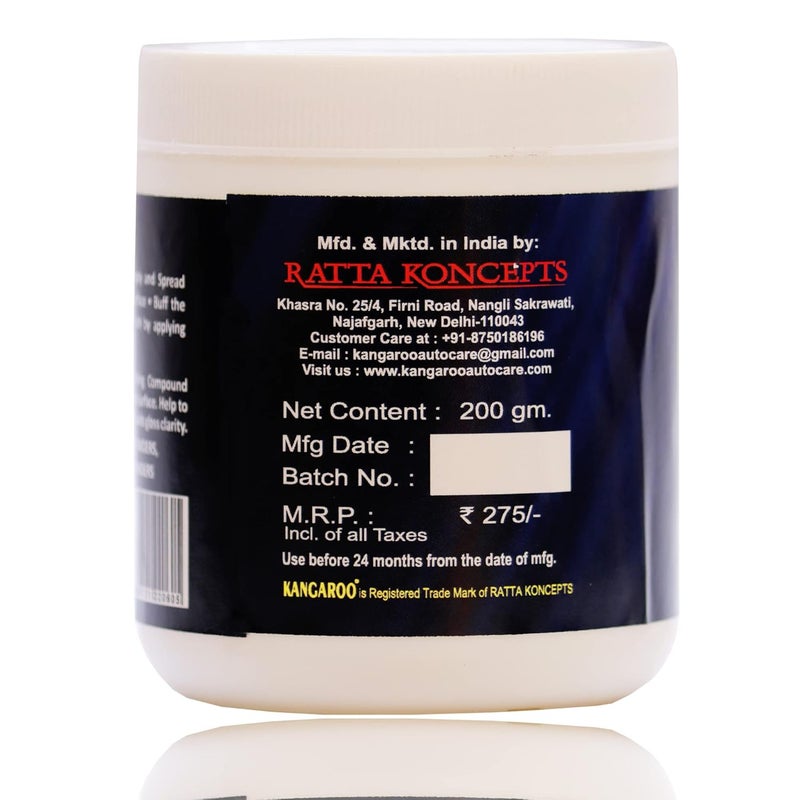 KANGAROO Chrome And Metal Polish For Chrome, Copper, Brass, Bronze, Gold, Nickel And Stainless Steel. All Metal Cleaner, Polisher And Protectant. Removes Oxidation And Discoloration (200 Gram) - Image 2