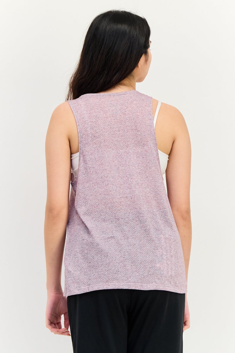 Nike Women Slim Fit Sleeveless Running Tank Top, Multicolor - Image 2