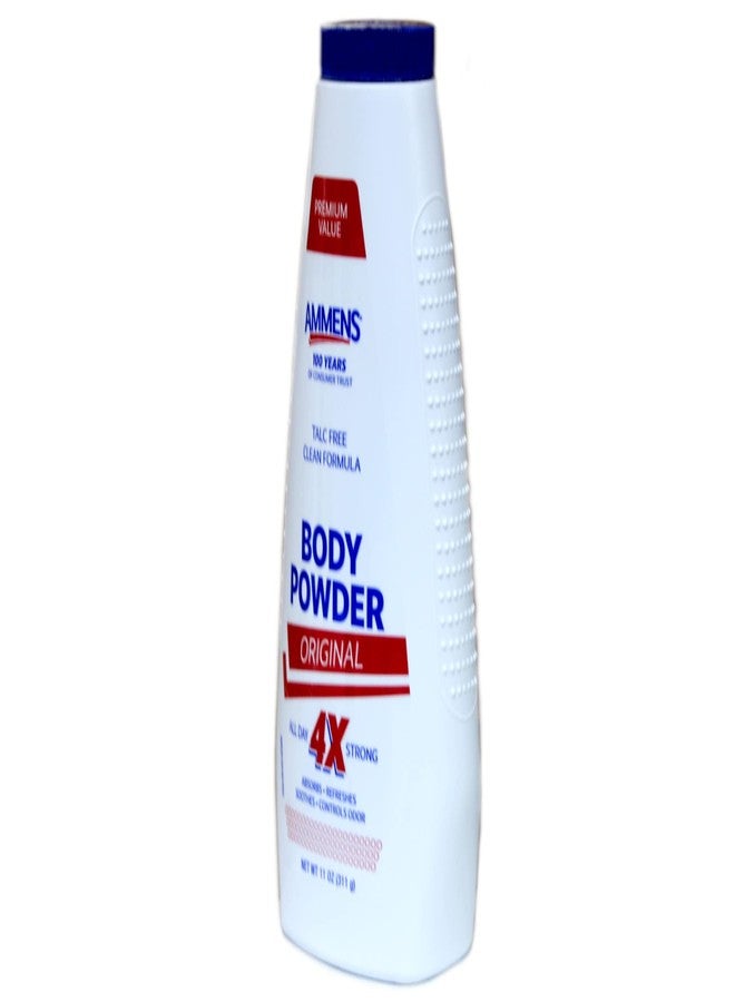 Ammens Body Powder Original - Talc-Free Clean Formula, All-Day 4X Strong Protection, 11 oz (Pack of 2) - Image 3