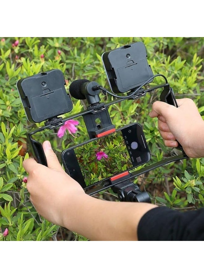 PK‑778 5‑in‑1 Smartphone Video Kit with 49‑LED Light, Directional Mic & Tripod - Image 4