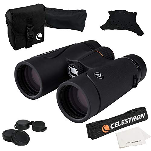 Celestron – TrailSeeker 8x42 Binoculars – Fully Multi-Coated Optics – Binoculars for Adults – Phase and Dielectric Coated BaK-4 Prisms – Waterproof & Fogproof – Rubber Armored – 6.5 Feet Close - Image 1