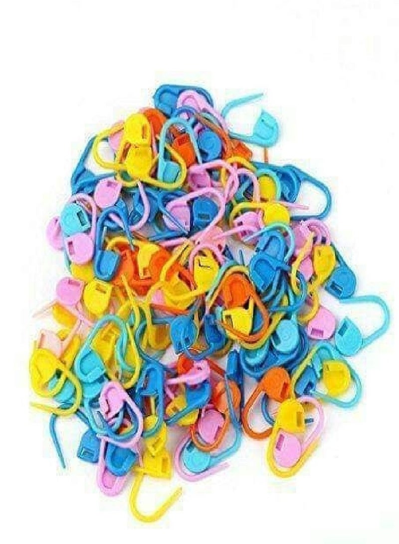 100 plastic crochet tags