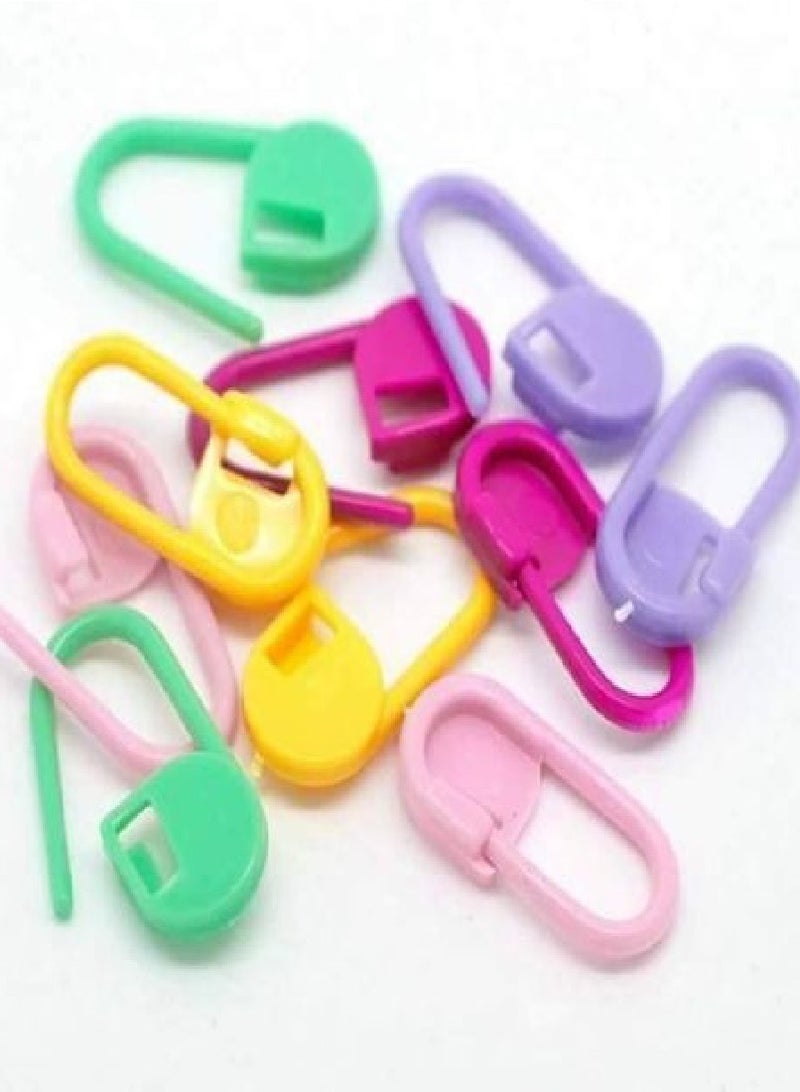 100 plastic crochet tags