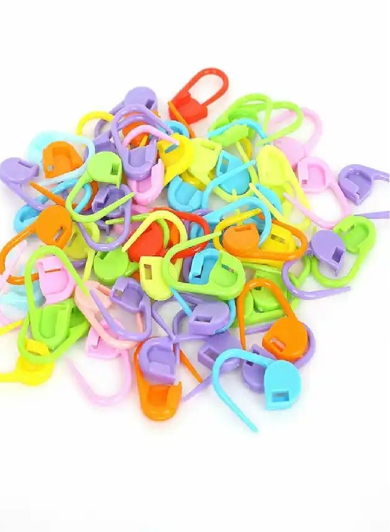 100 plastic crochet tags