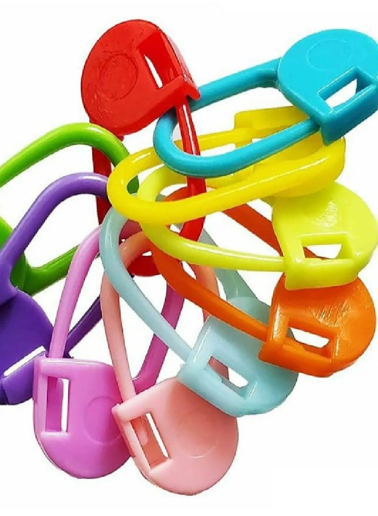 100 plastic crochet tags