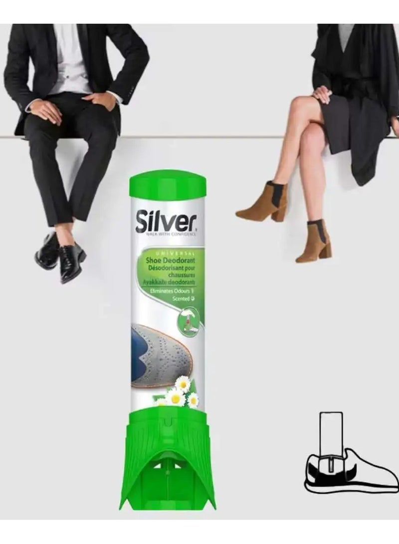 Silver Shoe Deodorant, Shoe Odor Remover 100ml - Image 2