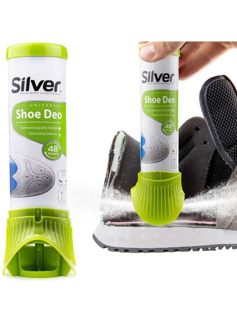Silver Shoe Deodorant, Shoe Odor Remover 100ml - Image 3