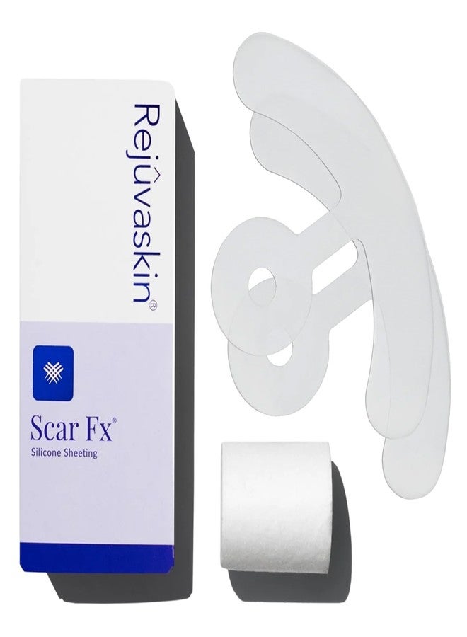 Rejuvaskin Scar Fx Silicone Sheeting, Silicone Tape for Breast Procedure, Breast Anchor Style, 1 Sheet, Soften, Flatten & Reduce The Appearance of Scars - Image 1