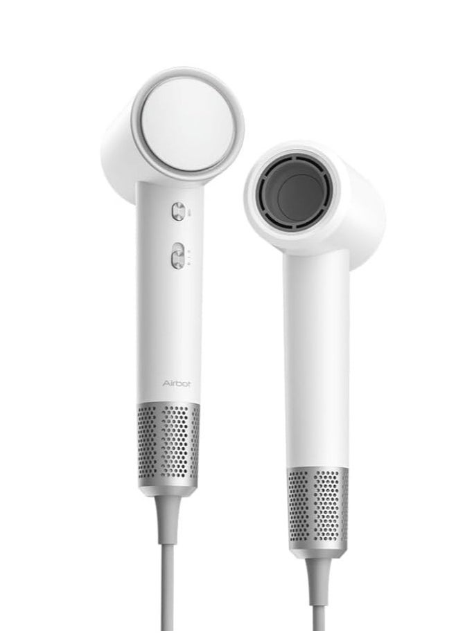 Airbot Airbot HD188A White EU - High-Speed Hair Dryer with 200mil Negative Ions, RGB LED Ring, Low Noise, Dual-Speed, Travel-Friendly & Stylish Design  - Image 1