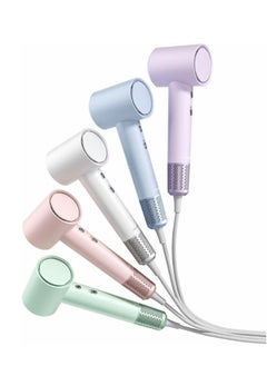 Airbot Airbot HD188A White EU - High-Speed Hair Dryer with 200mil Negative Ions, RGB LED Ring, Low Noise, Dual-Speed, Travel-Friendly & Stylish Design  - Image 3