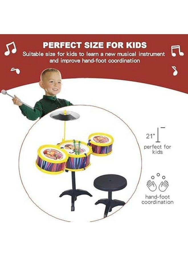 AASA Kids Musical Drum Set Fun Play Instrument Toys for Boys and Girls, Birthday Gift Item (Drum Set) - Image 5