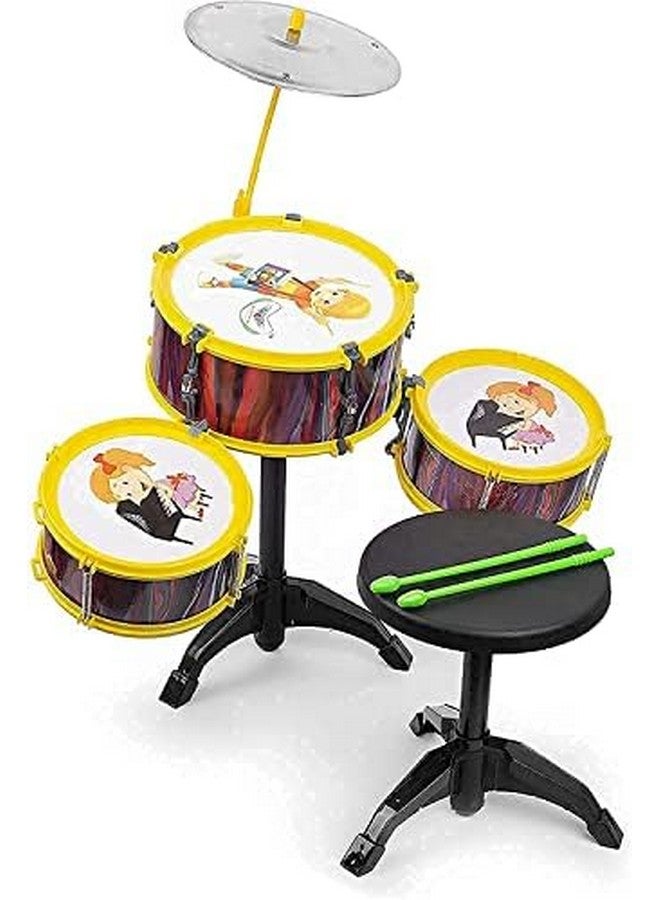 AASA Kids Musical Drum Set Fun Play Instrument Toys for Boys and Girls, Birthday Gift Item (Drum Set) - Image 1