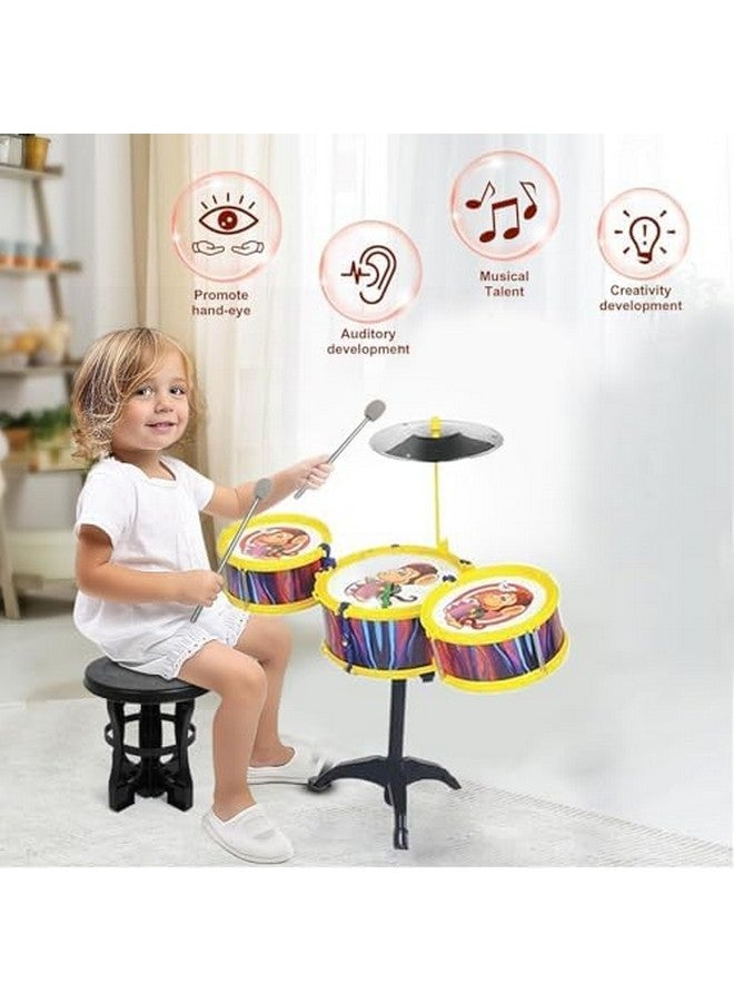 AASA Kids Musical Drum Set Fun Play Instrument Toys for Boys and Girls, Birthday Gift Item (Drum Set) - Image 3