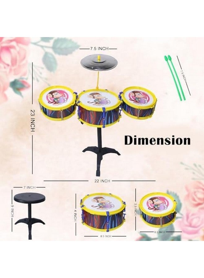 AASA Kids Musical Drum Set Fun Play Instrument Toys for Boys and Girls, Birthday Gift Item (Drum Set) - Image 2