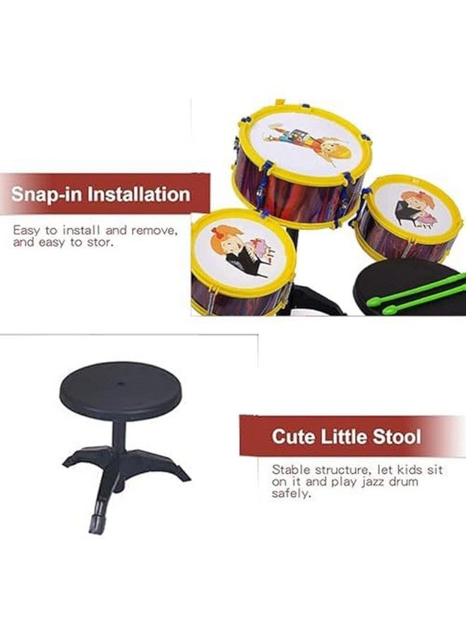 AASA Kids Musical Drum Set Fun Play Instrument Toys for Boys and Girls, Birthday Gift Item (Drum Set) - Image 4