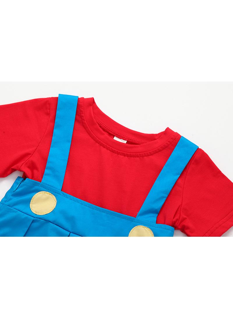 New Super Mario Game Clothing Set for Children's Performance Clothing Photography Studio Clothing - Image 2