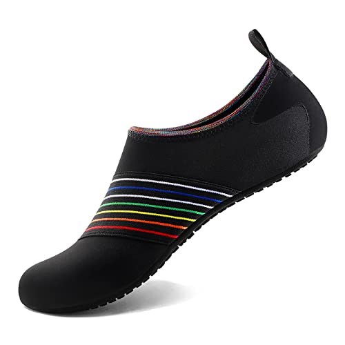 ATHMILE Water Shoes for Women Men QuickDry Aqua Socks Swim Beach Barefoot Yoga Exercise Wear Sport Accessories Pool Camping Must Haves Adult Youth Size 78Women67Men - Image 1
