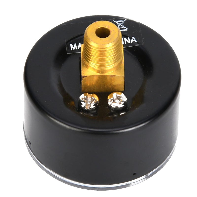 Mechanical Pressure Gauge 0 60psi 0 4bar BSPT Back Connection Durable Metal Case - Image 4