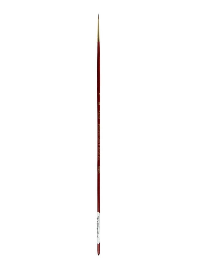 Princeton Heritage Paintbrush, Size 2, Scarlet - Image 1