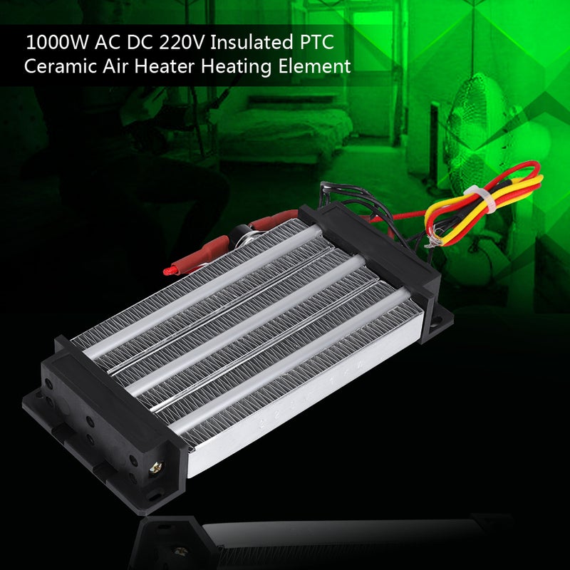 عنصر تسخين هواء سيراميك PTC مع عزل، 1000 واط، تيار متردد/تيار مستمر 220 فولت - Image 5
