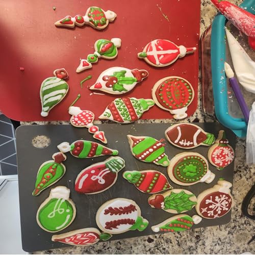Maykito Christmas Ornament Cookie Cutter Set -6 Pieces In Assorted Designs - Stainless Steel - Image 4