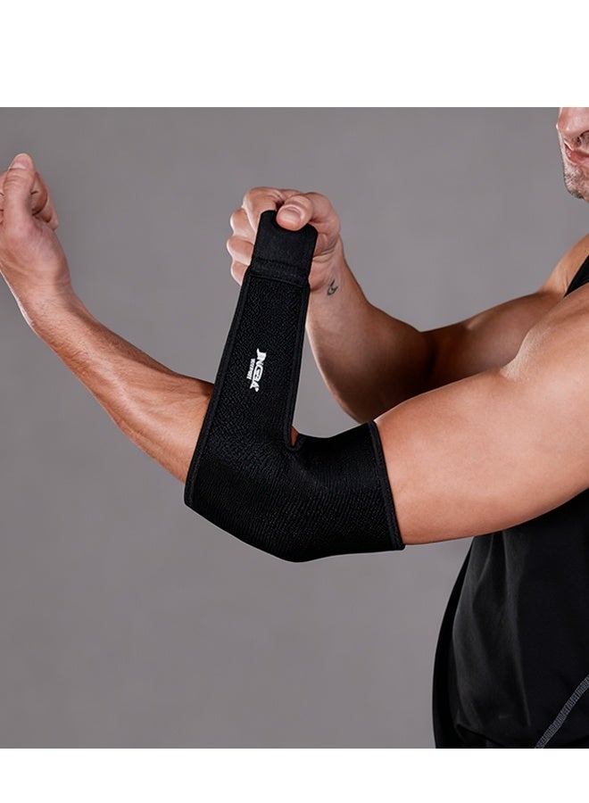 جينجبا سابورت دعامة مرفق رياضية قابلة للتعديل وقابلة للتنفس من JINGBA - للتنس، كرة السلة، اللياقة البدنية، التهاب المفاصل، تخفيف آلام المرفق (أسود) - Image 2