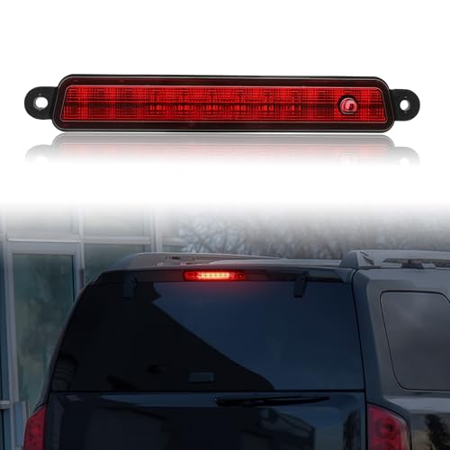 KEWISAUTO LED 3rd Third Brake Light for Armada 04-15, KEWISAUTO Red Center High Mount Stop Light for Nissan Armada 2005-2015/ Nissan Pathfinder Armada 2004/ Infiniti 2004-2010 QX56 Accessories(1PCS) - Image 1