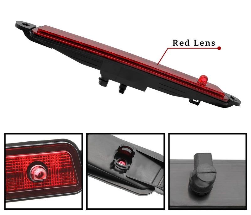 KEWISAUTO LED 3rd Third Brake Light for Armada 04-15, KEWISAUTO Red Center High Mount Stop Light for Nissan Armada 2005-2015/ Nissan Pathfinder Armada 2004/ Infiniti 2004-2010 QX56 Accessories(1PCS) - Image 2