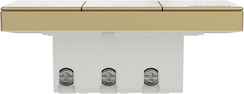 Schneider Electric AvatarOn C 3 Gang Switch - Wine Gold - Image 3