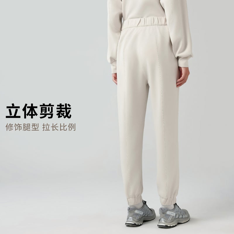 Autumn Winter Drawstring Jogging Pants Women Casual Slim Twilight rose - Image 5